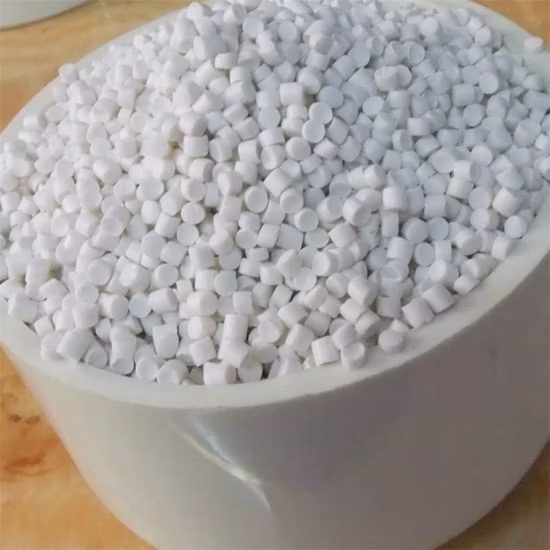 Masterbatch blanco para productos plásticos con película soplada de grado alimenticio