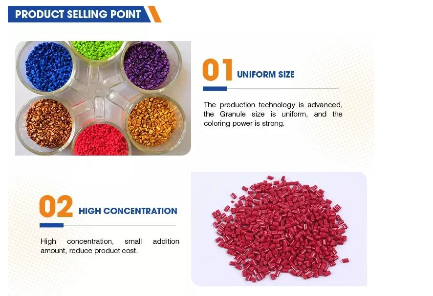 Filler Masterbatch Plastic Granular Plastic Packaging Additives Master Batch